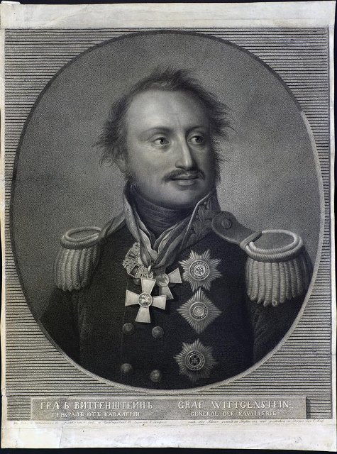 Портрет  П.Х. Витгенштейна. 1810-е гг. Зенф К.