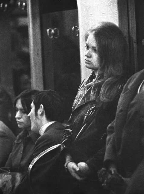 Цифровая фотография. В метро. 1970-е гг. Дашевский М.А.