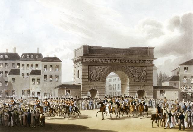 Торжественное вступление монархов-союзников в Париж 31 марта 1814 года